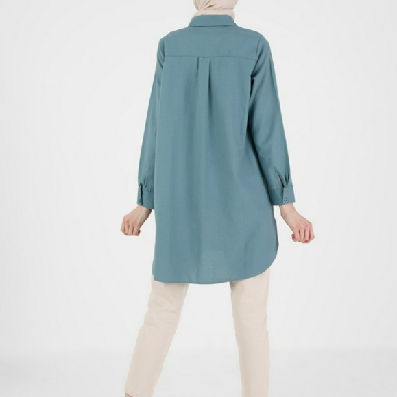 Round collar tunic - Picture 4 of 5